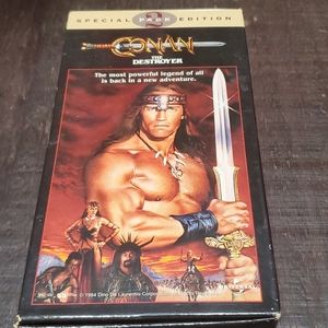 Vintage 2 pack special edition Conan VHS 1981/1984